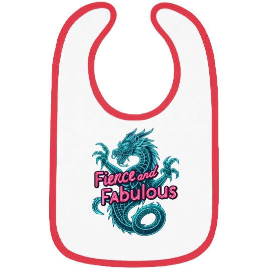 Dragon: Fierce and fabulous Bibs
