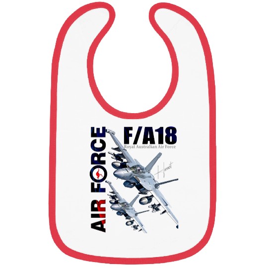 RAAF Australian Air Force FA18 Hornet Fighterjet Bibs