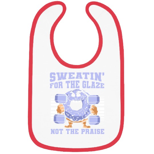 Fitness Donut Funny Donut Gym Bibs