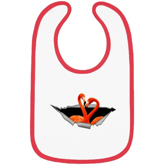 FLAMINGO STICKER Bibs