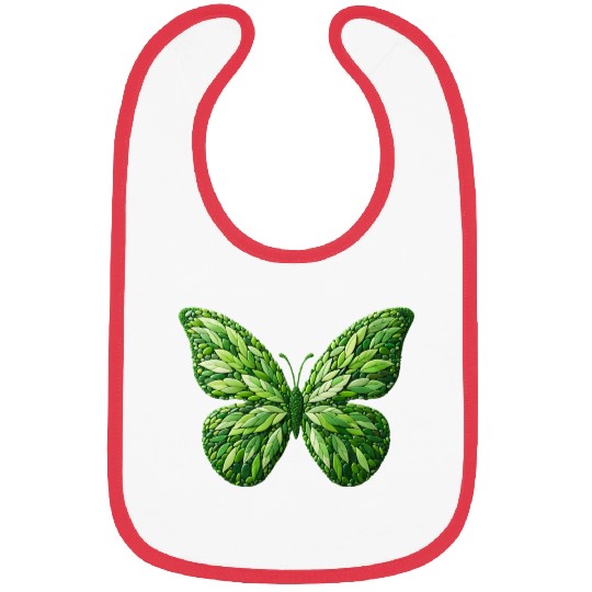 Verdant Leafwing Monarch Butterfly Bibs