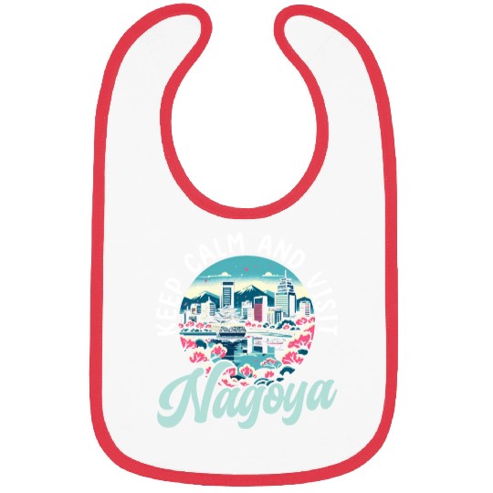 Nagoya Japan Country Travel Vacation I Love Nagoya Bibs