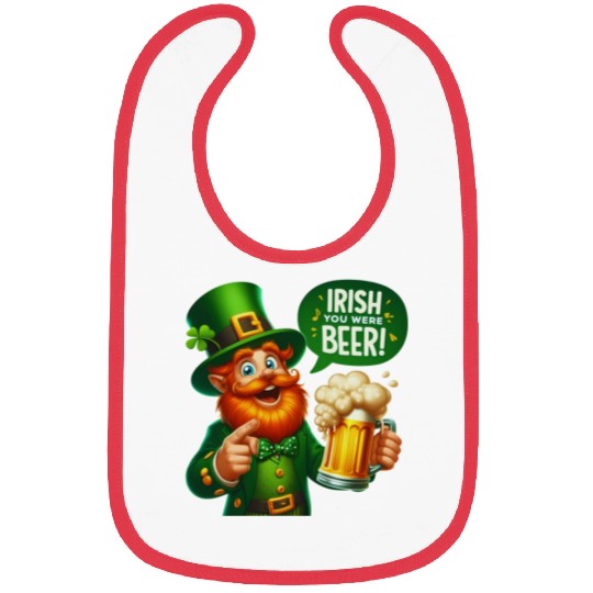 Irish You Were Beer Bibs