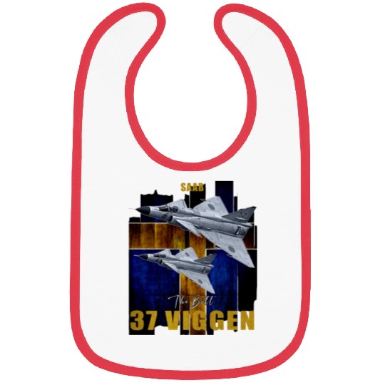 Saab 37 Viggen Swedish Multi Combat Aircraft Bibs