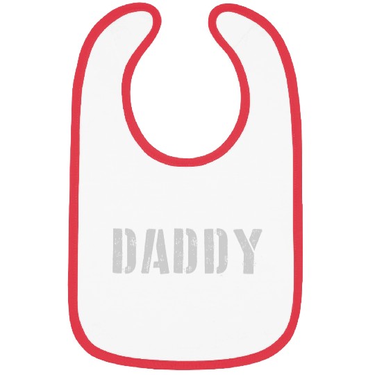 Grey Daddy Bibs