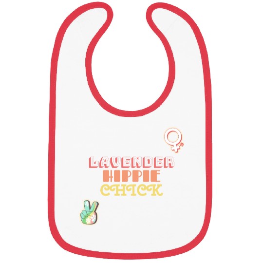 Aromatherapy Lavender Hippie Chick Bibs