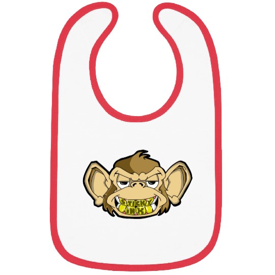 monkey head Bibs