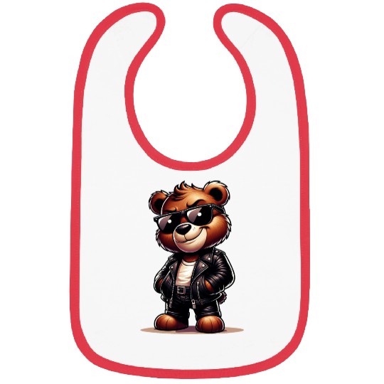 Bad Teddy Bear Bibs