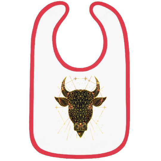 Minotaur Bull Taurus Zodiac Bibs