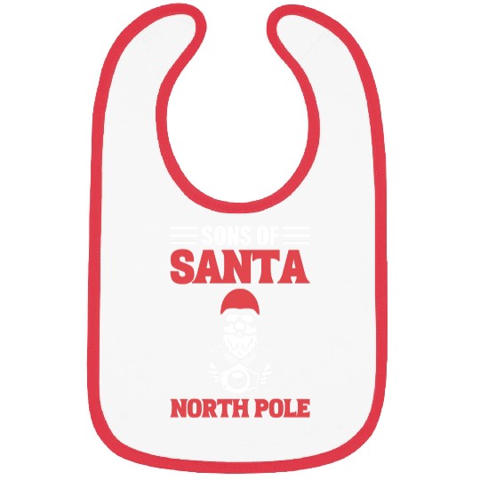 Sons Of Santa North Pole Motorcycle Rider Bibs