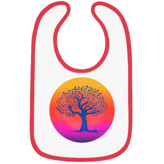 Sunset tree Bibs