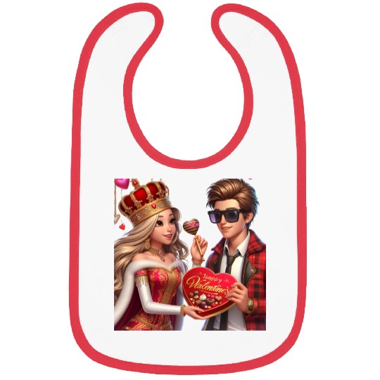 Valentines collection 2024 Princess Bibs