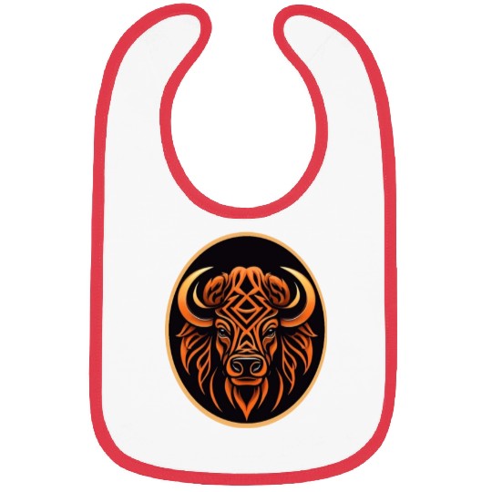 GEOMETRIC BUFFALO Bibs