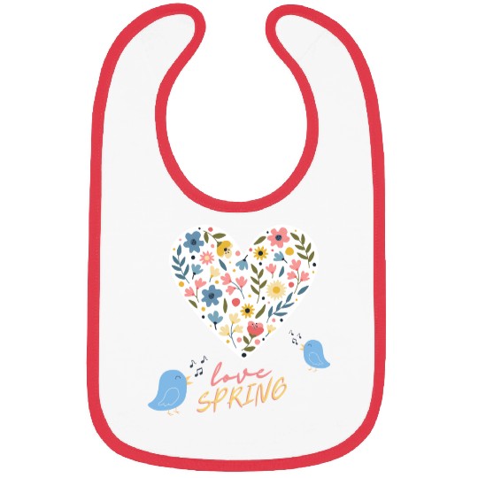 Love spring Bibs