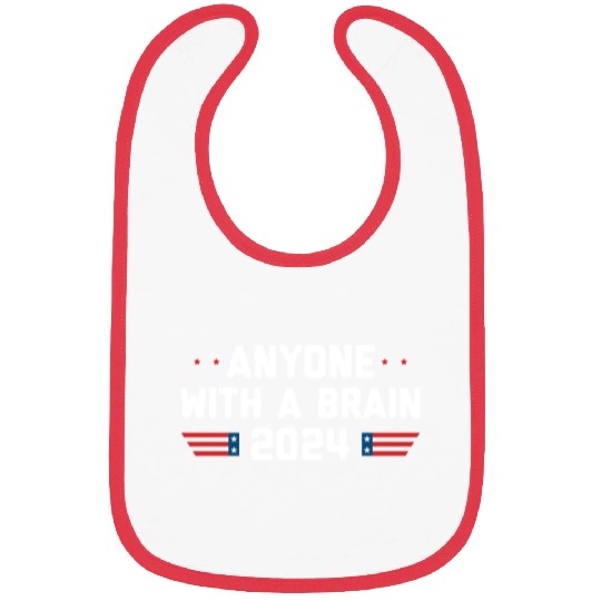 2024 Brain Vote Democracy Anti-Trump Bibs