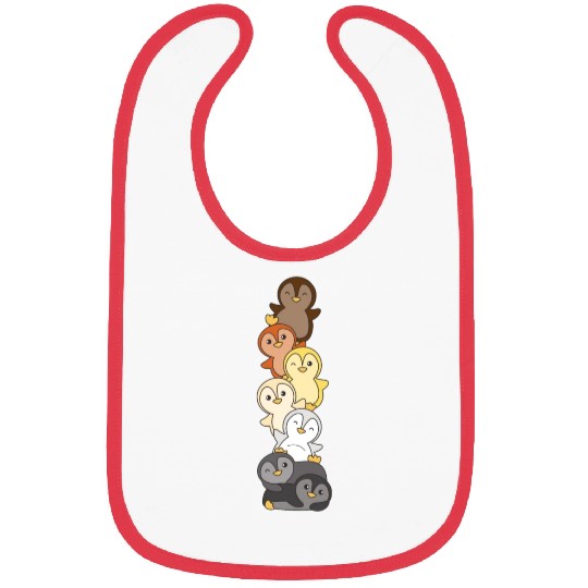 Bear Brotherhood Flag Pride Lgbtq Cute Penguin Bibs