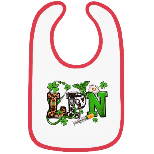 St Patrick s Day LPN Bibs