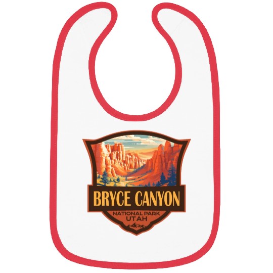 Bryce Canyon National Park Travel Retro Badge Bibs