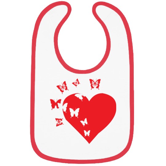 Butterfly Heart Bundle Bibs