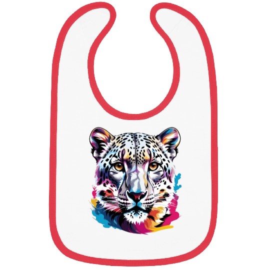 Snow leopard Bibs