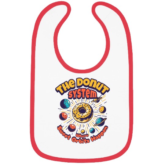 Donut Solar System Bibs