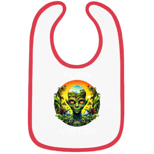 Alien Visitor Bibs