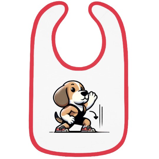 Beagle Buff: Hitting the Gym in Style Bibs