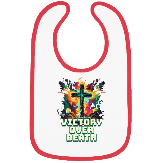 VICTORY OVER DEATH Easter Design Bibs