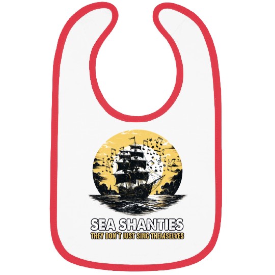 Sea Shanties Sing Themselves Sea Shanty Ship Bibs
