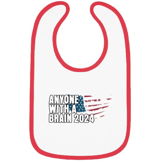2024 Brain Vote Democracy Anti-Trump Bibs
