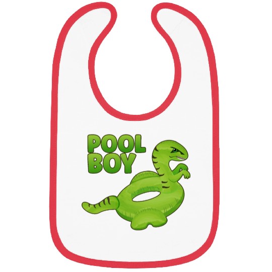 Pool Boy Dinosaur Floatie Swimming Pool Bibs