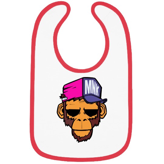 Modern Urban Monkey Bibs