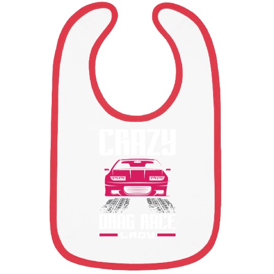 Funny Drag Race Drag Racing Gift Bibs