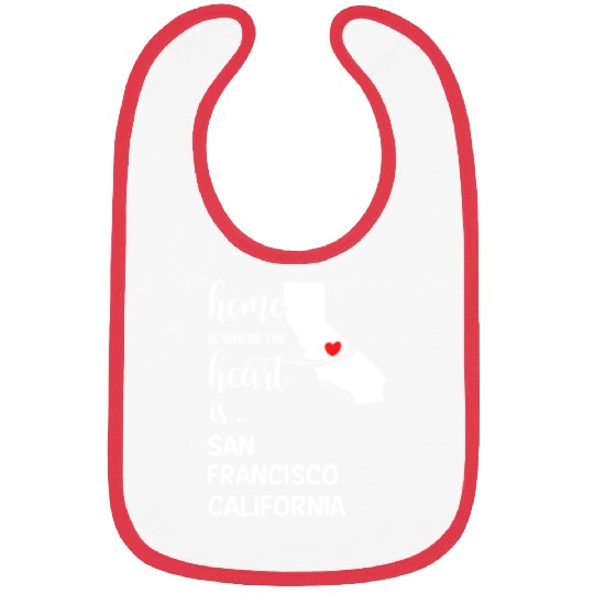 San Francisco County Is Where My Heart Is Cool Gif Bibs