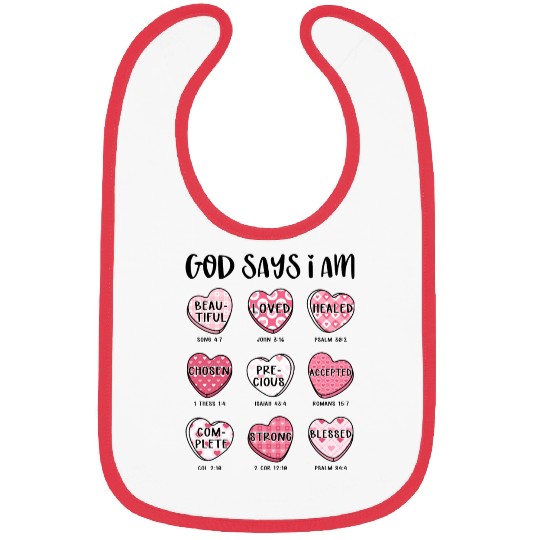 God says I am Precious Bibs