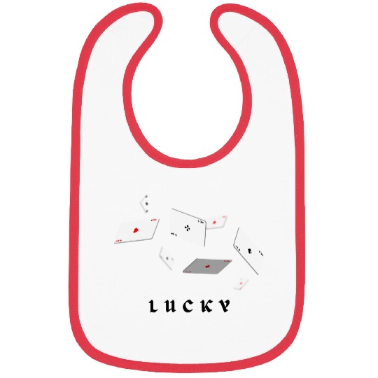 Card Player Lucky in Charm Cards Bibs