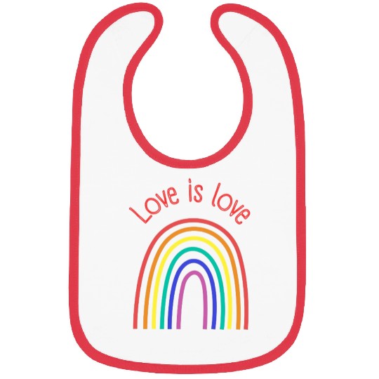 Love is Love Bibs