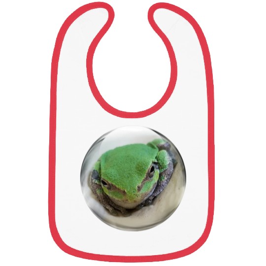 Life In a Bubble Collection - Frog Eyes Looking 4U Bibs