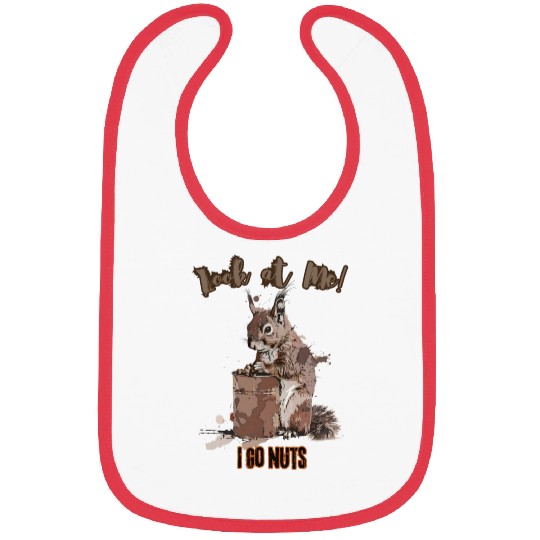 Look at Me! I Go Nuts - Squirrel's Grunge Antics Bibs