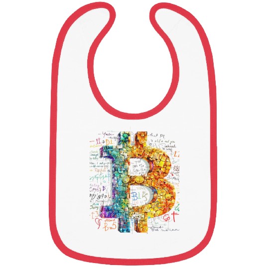 Pi day 3.14 Mathematical Equation Crypto Bitcoin Bibs