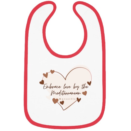 Embrace love by the Mediterranean Bibs