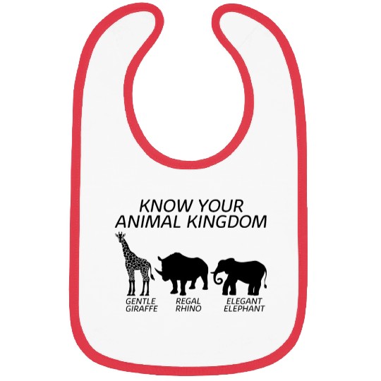 Animal Bibs, Know Your Animal Kingdom Giraffe