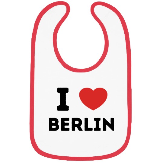 I Love Berlin Germany Bibs