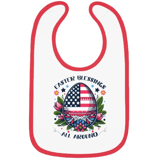 Easter Egg Flag - Easter Blessings All Around Bibs