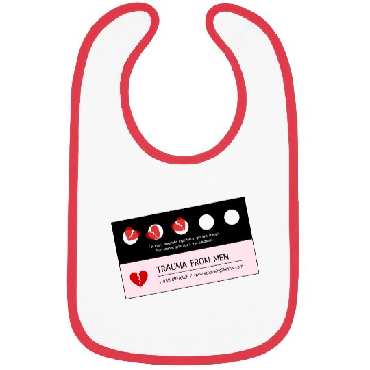 Trauma From Men Loyalty Card Bibs