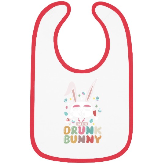 I'm The Drunk Bunny Easter Day Bibs