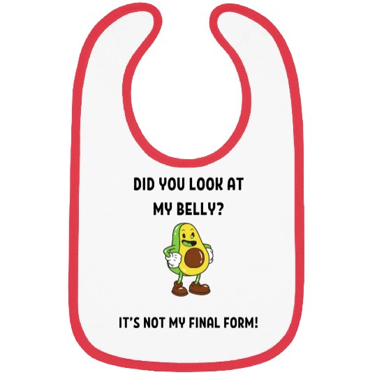 avocado belly Bibs