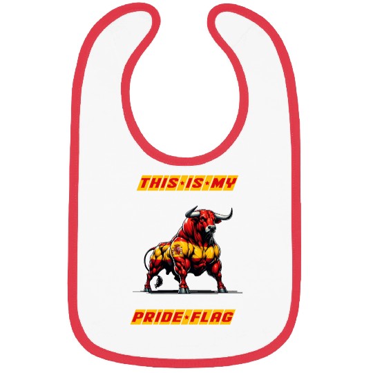 This is my pride flag Spain Bibs