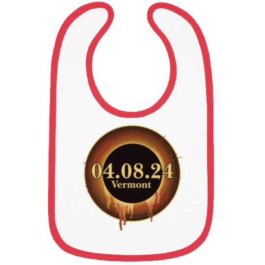 Total Solar Eclipse Path of Totality Vermont Bibs