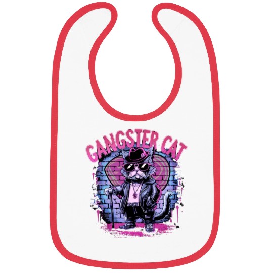 GANGSTER CAT Bibs